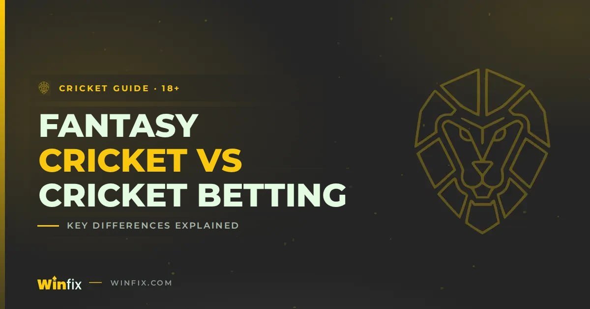 Winfix - Fantasy Cricket vs Cricket Betting