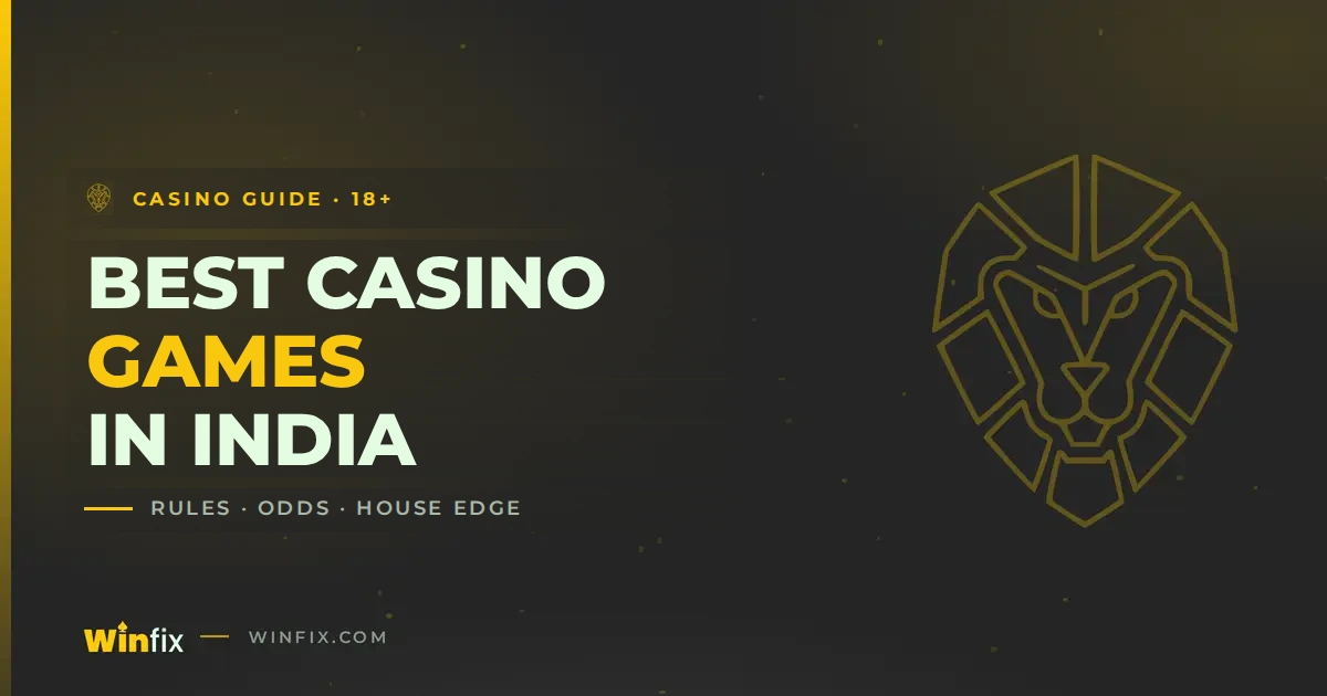 Best casino games in India beginner's guide: cards, chip and roulette wheel - Winfix